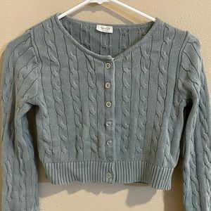 Brandy Melville Sage Green Cardigan